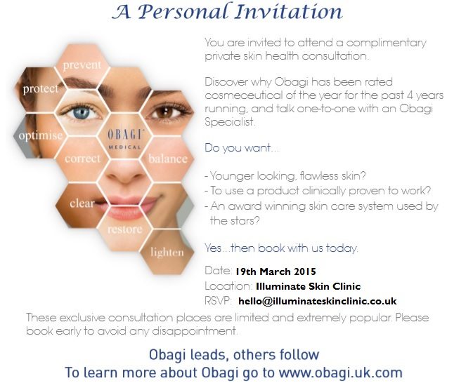 Join us! Obagi Consultation Day